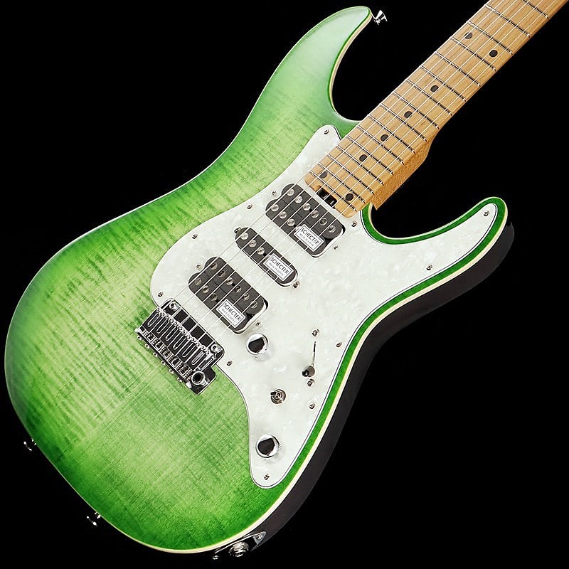 SCHECTER SD-2-24-AL-VTR-FM (Light Green Burst/Roasted Maple) -Made