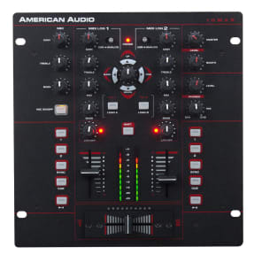 American Audio MXR-10 10" 2-Channel DJ MIDILOG Mixer