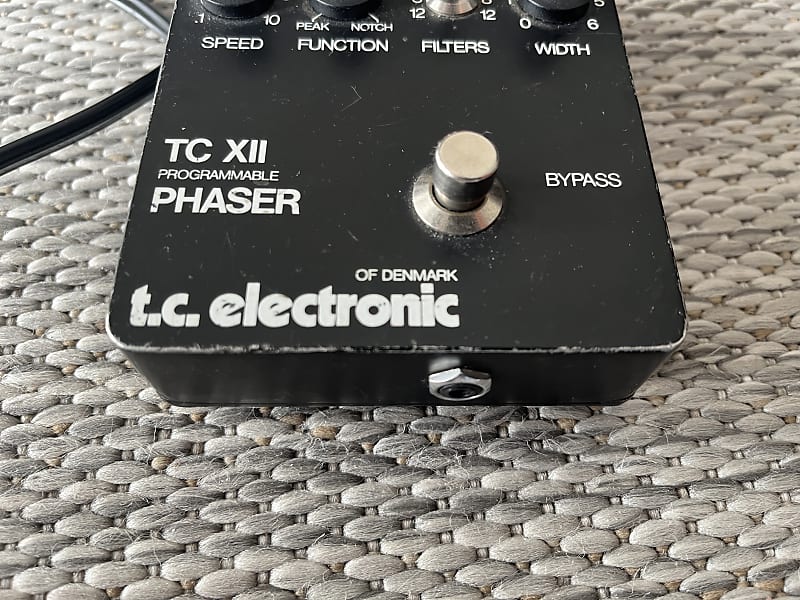 TC Electronic Phaser TC XII programmable vintage Black | Reverb TC Electronic Phaser TC XII programmable vintage Black | Reverb