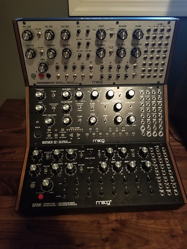 Moog Complete Eurorack Set! Mother-32, DFAM, Subharmonicon | Reverb