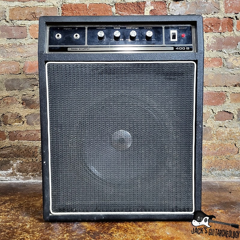 Silvertone 400 B Bass Combo Amp (1980 Black) | Reverb