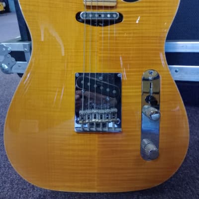 Fender Select Series Telecaster Carved Top 2012 Amber W/Original Hard Case *** FREE SHIPPING *** image 2