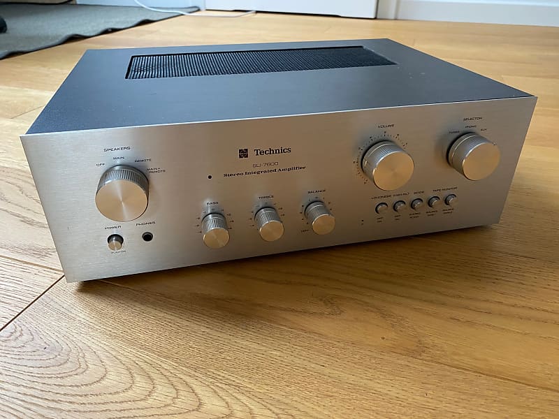Technics SU-7600 Stereo Integrated Amplifier Vintage -serviced- 1977 -  Silber