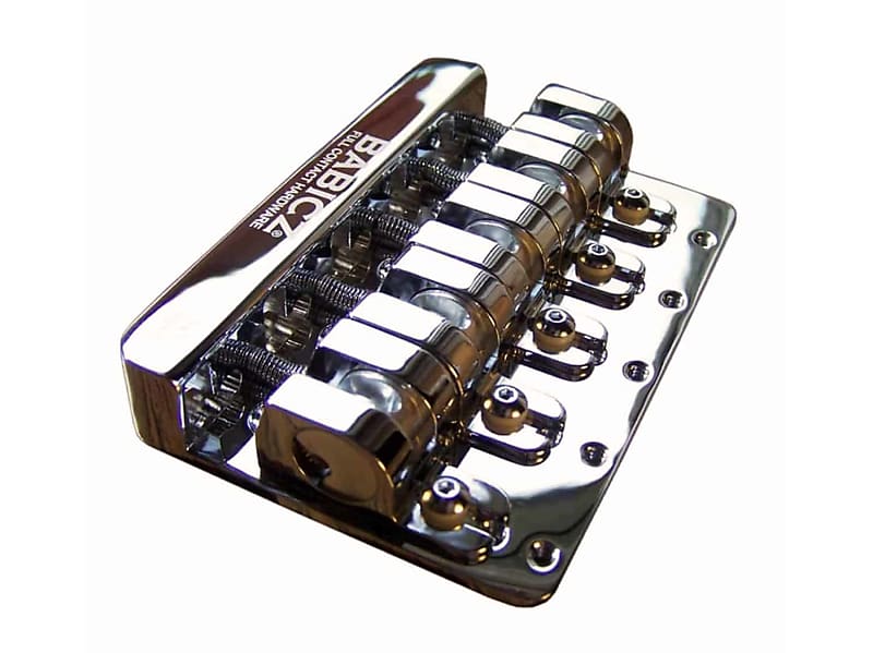 Babicz FCH-5 Bass Bridge, Original Series, 5 Hole Mount - Nickel---nickel