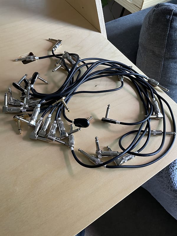 14 Good Wood Audio Pedal Board Patch Cables Reverb