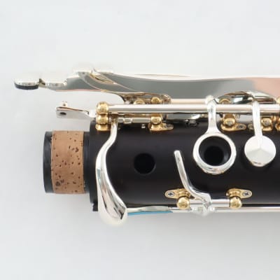 Backun Lumiere Custom Clarinet in A Grenadilla Gold Posts Silver Keys BRAND NEW image 17