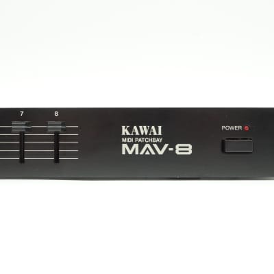 KAWAI MAV-8 MIDI PATCHBAY 4 in / 8 out MIDI Patcher Mixer w/ 100-240V PSU image 4