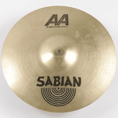 Sabian 16" AA Bright Crash Cymbal 2009 - 2010