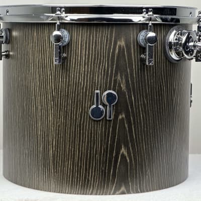 Sonor SQ2 22/8/10/12/13/14/16" Medium Maple Concert Tom Drum Set - Vintage Onyx Semi-Gloss w/ Silky Oak Interiors image 21