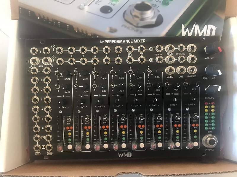 WMD Performance Mixer with PM Channels module. | Reverb