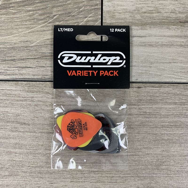Dunlop Guitar Picks Light/Medium Variety Pack, 12-Pack image 1