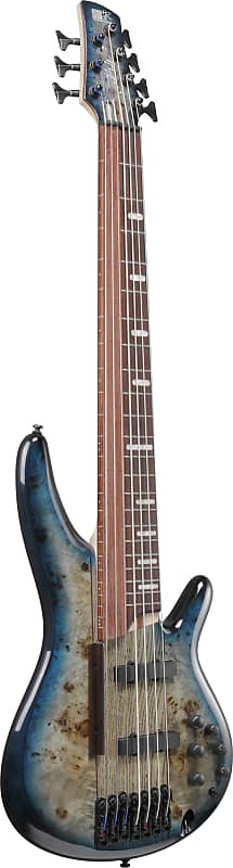 Ibanez Bass Workshop SRAS7 Ashula 7-string Bass Guitar - Cosmic Blue Starburst image 1