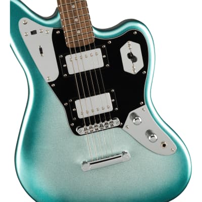Squier Contemporary Jaguar HH ST Guitar, Laurel Fretboard, Sky Burst Metallic image 3