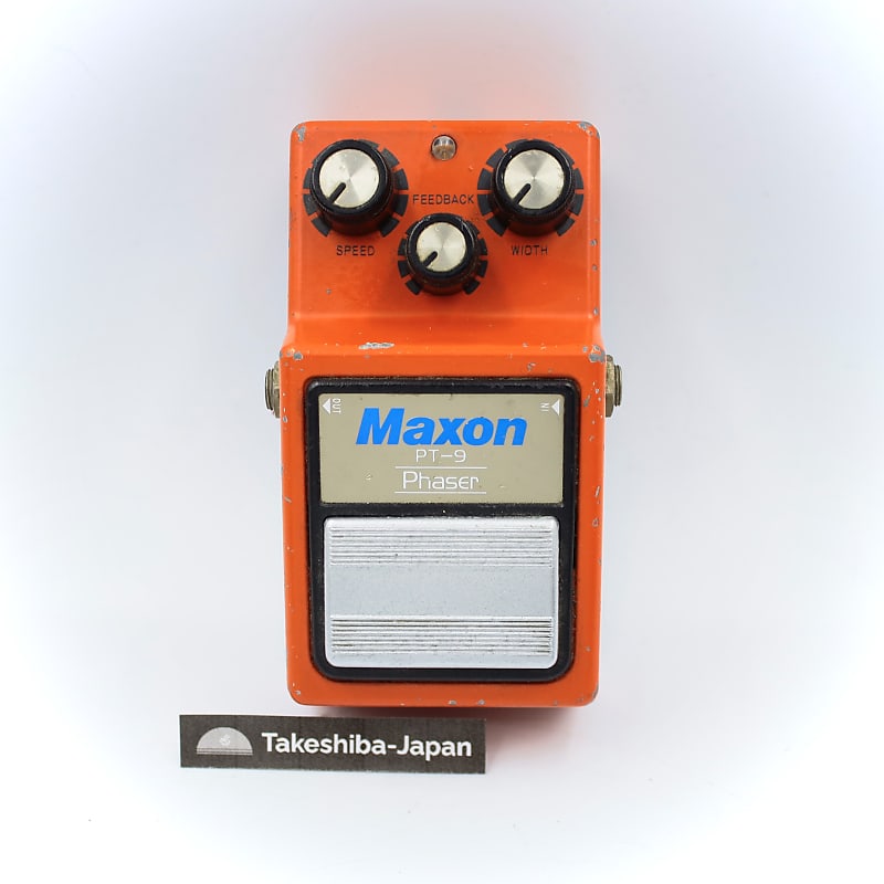 Maxon PT-9 Phaser No Battery Cover Made in Japan Vintage Guitar Effect  Pedal 274343