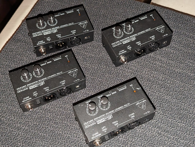 FOUR Behringer MicroAMP HA400 4-Channel Headphone Amplifiers image 1