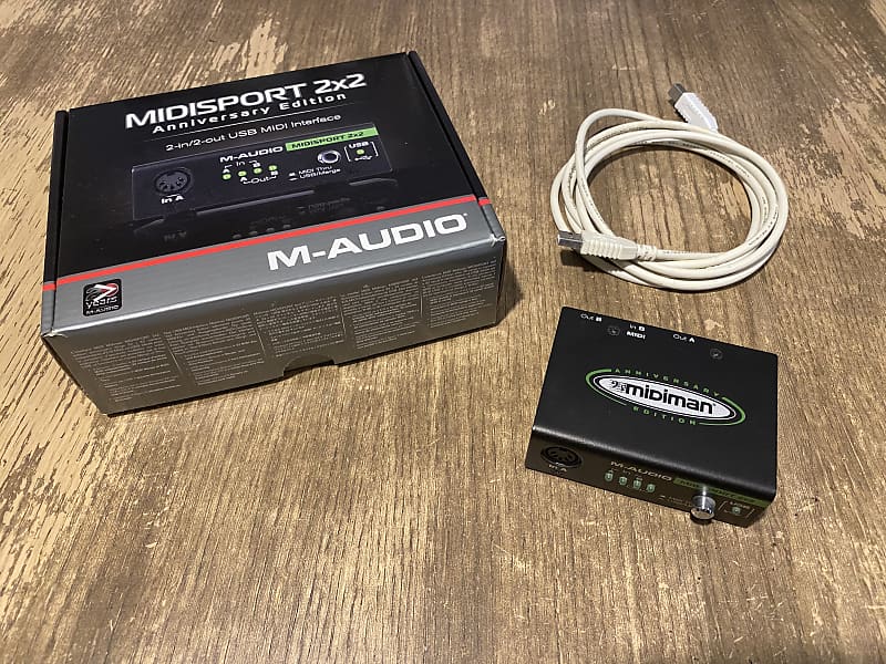 M-Audio MIDISport Uno USB-Cable-MIDI- Interface 1 In/Out