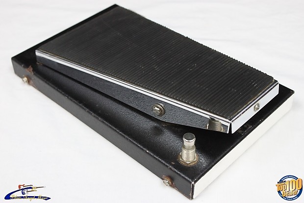 Vintage Morley Black Gold BWV Basic Wah Volume Pedal, Works
