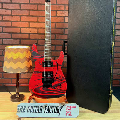 Jackson X Series Soloist SLX DX Electric Guitar in Red Swirl