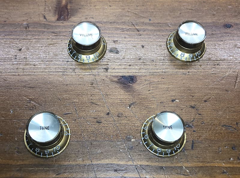 Gibson Genuine Gold TopHat Knobs Reverb