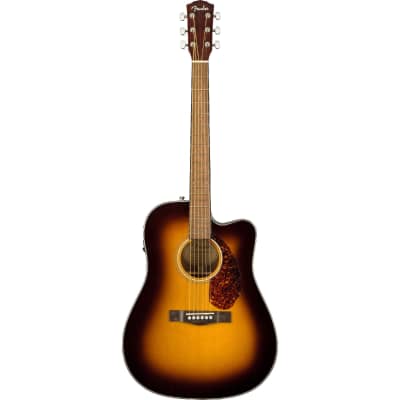 Fender CD140SCE Acoustic/Electric  - Sunburst w/ Case for sale