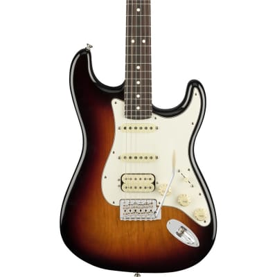 Fender American Performer Stratocaster HSS, Rosewood, 3 Tone Sunburst for sale
