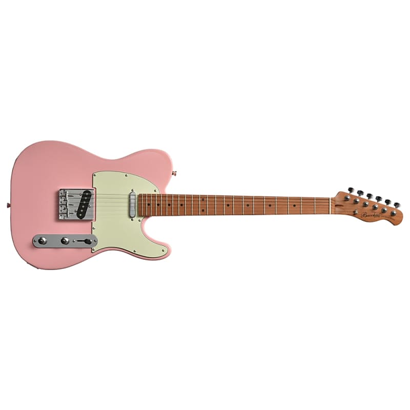 Bacchus BTE-1-RSM/M-SLPK Universe Series Roasted Maple Electric Guitar,  Shell Pink