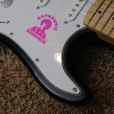 Video! 2009 Gibson / Jimi Hendrix Signature Prototype Stratocaster Black image 7