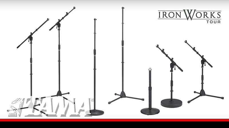 Tama Iron Works Studio MS756RELBK - Extra-low-Profile Telescoping