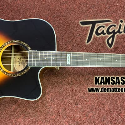 Tagima KANSAS-TSB 6-String Acoustic Electric Guitar Sunburst for sale