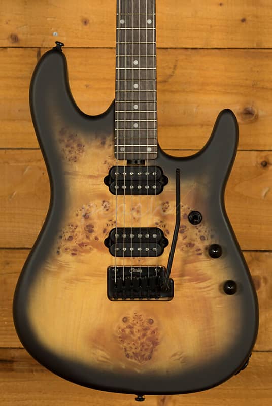 Sterling By Music Man | Richardson6 - Natural Poplar Burl Burst