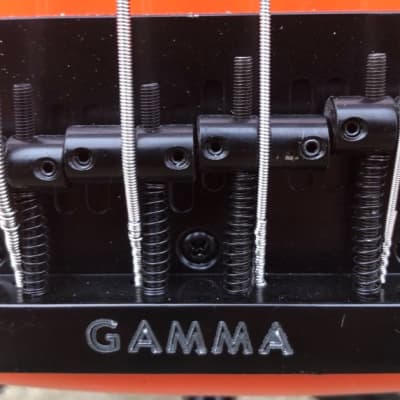 GAMMA Custom Bass Guitar PF21-02, Fretless Alpha Model, Navajo Orange image 9