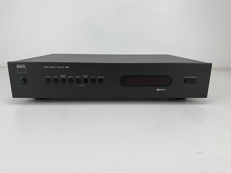 NAD C440 RDS Stereo Tuner With Manuals  			