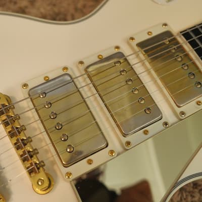 Video! 1986 Gibson Les Paul Studio Custom XPL Aged White (Les Paul with Explorer Headstock) image 12