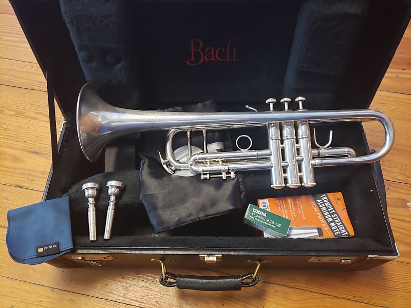 Bach Stradivarius 180S37 Silver Trumpet--Chem Cleaned, Serviced, Extras! image 1