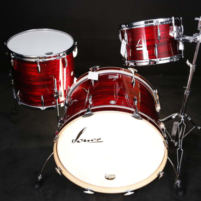 Sonor Vintage Series 3pc Shell Pack 13/16/22, Red Oyster image 4