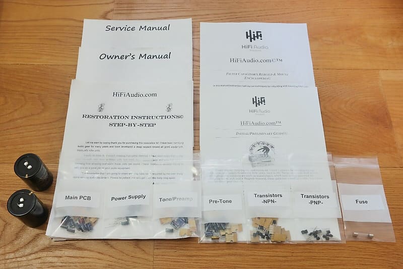 Marantz 1070 restoration kit filter capacitor repair rebuild fix  			