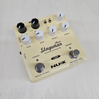 NuX NAP-5 Stageman Floor Deluxe Acoustic Preamp / DI | Reverb