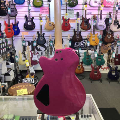 Daisy Rock Atomic Pink Rock Candy with Seymour Duncan Dimebucker, Strap & Case - Pre Owned image 12