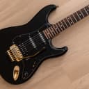 1990 Fender Stratocaster STR640 Pro-Feel Series Black w/ Floyd Rose, Japan MIJ Fujigen
