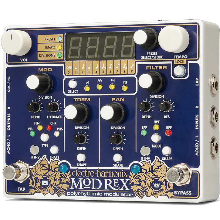 Electro-Harmonix Mod Rex Polyrhythmic Modulator Pedal image 1
