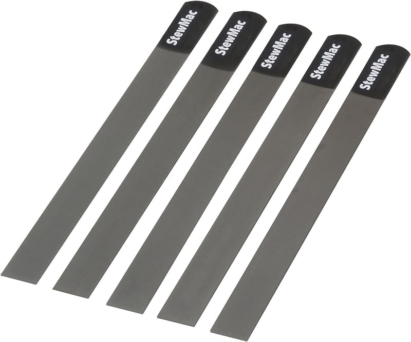 StewMac Gauged Nut Slotting File Set for Bass, for 5String Reverb