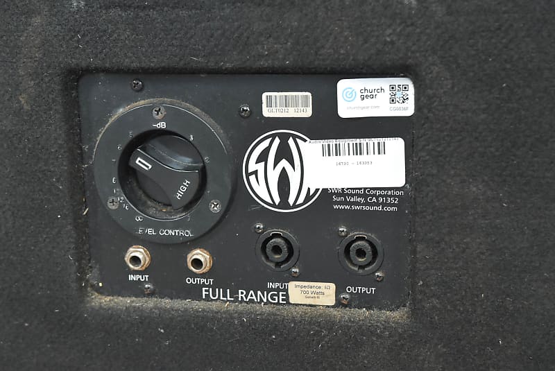 SWR Goliath III 700W 4x10 Bass Cabinet (8 Ohm) As-Is CG0036F