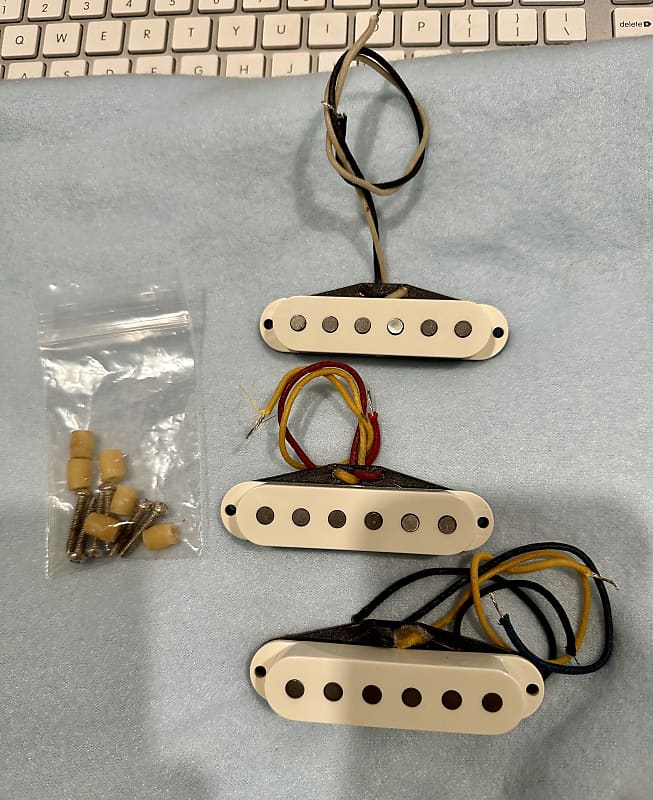 Genuine G&L CLF100 Single Coil Alnico V Pickup Set Reverb