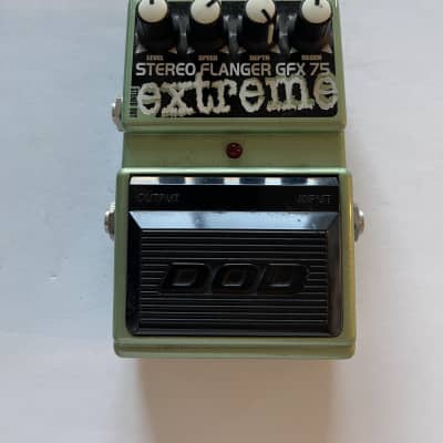 DOD Digitech GFX75 Extreme Stereo Analog Flanger Rare Guitar Effect Pedal for sale