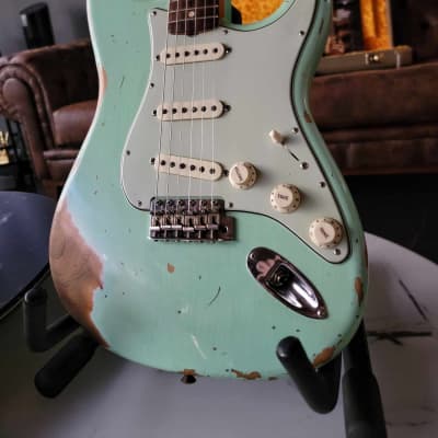 Fender Stratocaster 1962 Custom Shop '62 - Heavy Relic Surf Green image 10