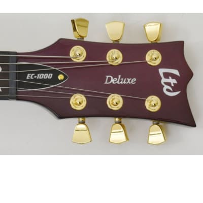 ESP LTD EC-1000 Electric Guitar Gold Andromeda B-Stock image 4