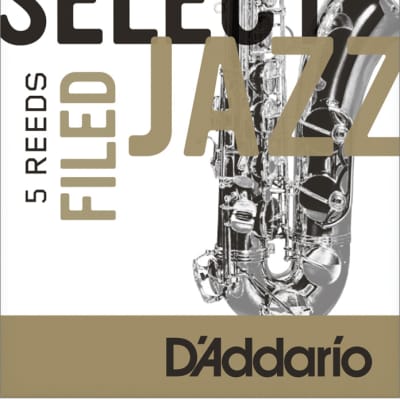D'Addario Select Jazz Tenor Saxophone Filed Reeds - 3 Medium 5 Box image 4