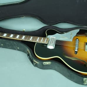 Kay  Barney Kessel "Artist" Model K6701 Sunburst Hollowbody Electric Guitar 1957 Sunburst image 2