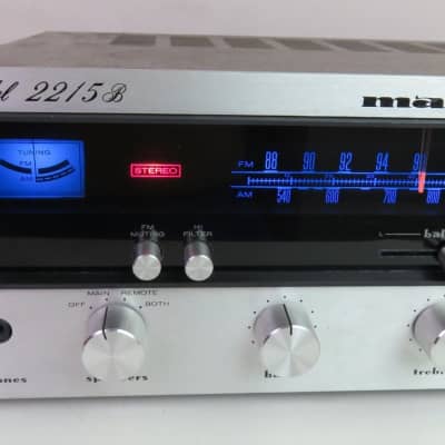 MARANTZ 2215B RECEIVER WORKS PERFECT SERVICED FULLY RECAPPED GREAT CONDITION image 5