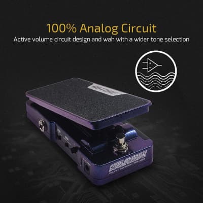 Hotone Wah Active Volume Passive Expression Guitar Effects Pedal Switchable Soul Press II 4 in 1 with Visible Guitar Effects Pedal image 3